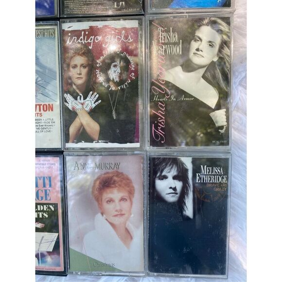 Set of 12 Vintage Female Music Artist 70’s 80’s 90”s Cassette Tapes Bundle Deal - Picture 7 of 14